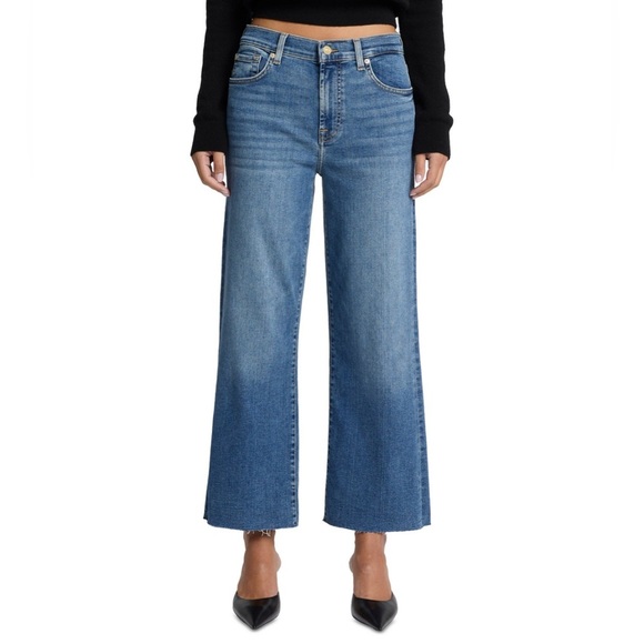 7 for All Mankind Cropped Alexa Size 31 - Picture 1 of 9